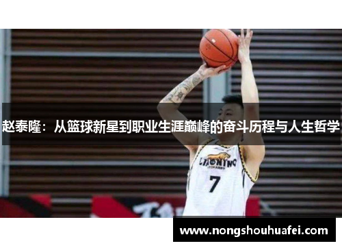 赵泰隆：从篮球新星到职业生涯巅峰的奋斗历程与人生哲学