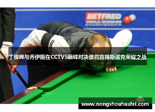 丁俊晖与乔伊斯在CCTV5巅峰对决谁将赢得斯诺克荣耀之战